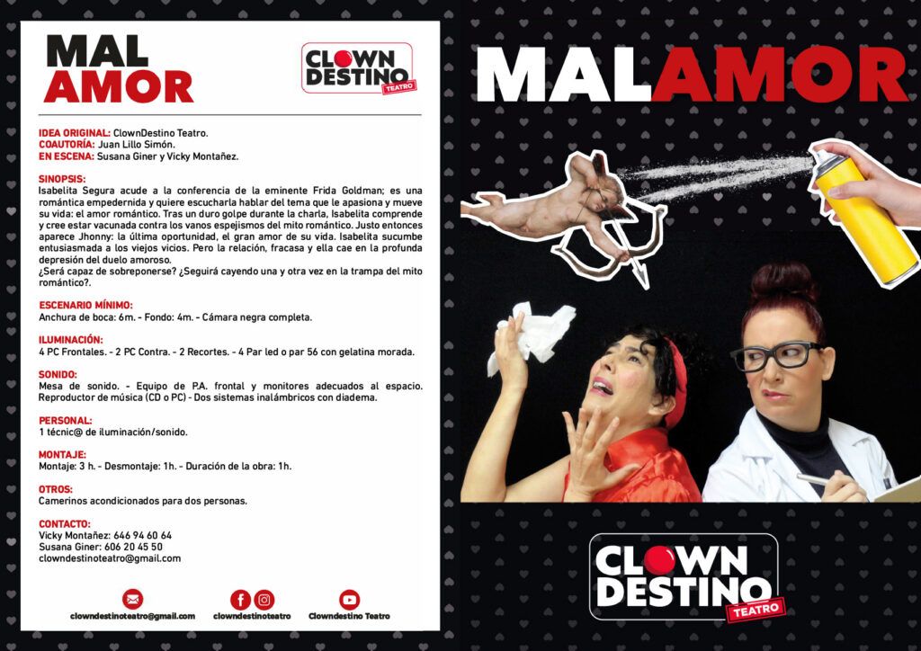 Espectáculo Clown teatro MALAMOR_DOSSIER2022